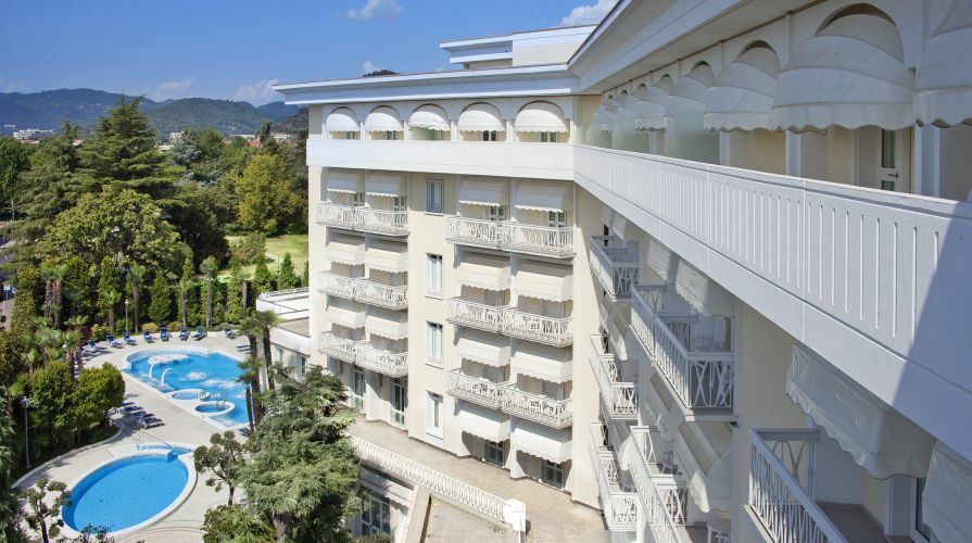 Hotel Due Torri Abano Terme Exterior foto